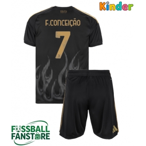 Juventus Francisco Conceicao #7 Replik 3rd trikot Kinder 2026-27 Kurzarm (+ Kurze Hosen)